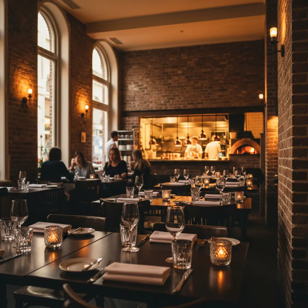 Het sfeervolle interieur van HEX restaurant Oudewater
